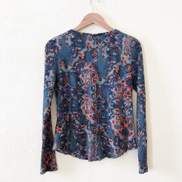 NWT Anthropologie Pilcro Printed Thermal S - Picture 2 of 3